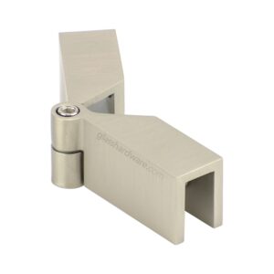 Adjustable Corner Glass Clamp – Br.Nickel Finish